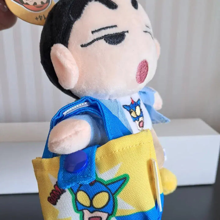 [BUNJANG] Crayon Shin-chan Action Mask Figure Bag Keyring / 짱구 액션가면 가방 든 인형 키링 새상품