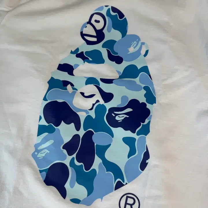 [BUNJANG] BAPE Camo Milo On Tee Blue / (새상품 L) 베이프 카모 마일로 온 빅 티셔츠 블루