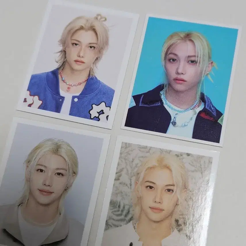[BUNJANG] Stray Kids Felix Proof Photos Set / Stray Kids Felix 필릭스 증명사진 4장