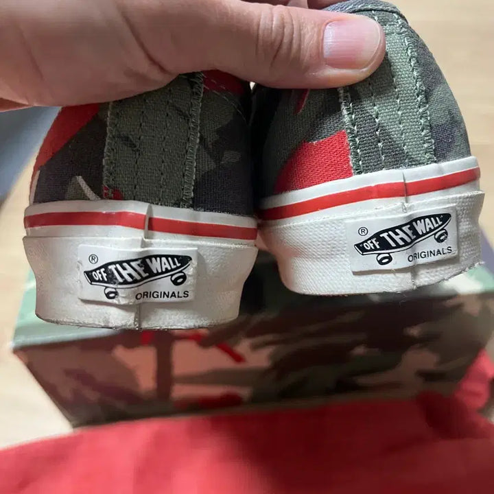 [BUNJANG] Nigel Cabourn x Vans Vault Collaboration Camo 8.5 Shoes / 나이젤카본 반스 볼트 카모 8.5사이즈