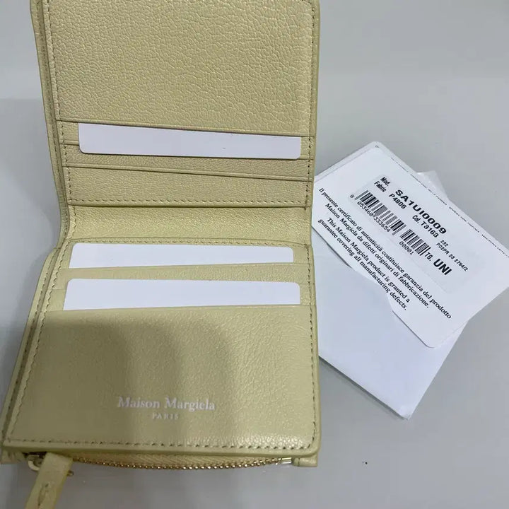 [BUNJANG] Maison Margiela Four Stitches Wallet Lemon / 메종 마르지엘라 포 스티치 지갑 레몬