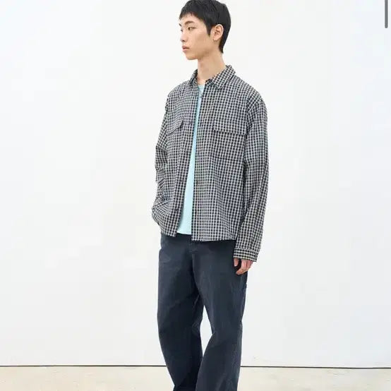 [BUNJANG] AFTER PRAY Gingham Check Shirt / (L ) 애프터프레이 깅엄 체크 셔츠