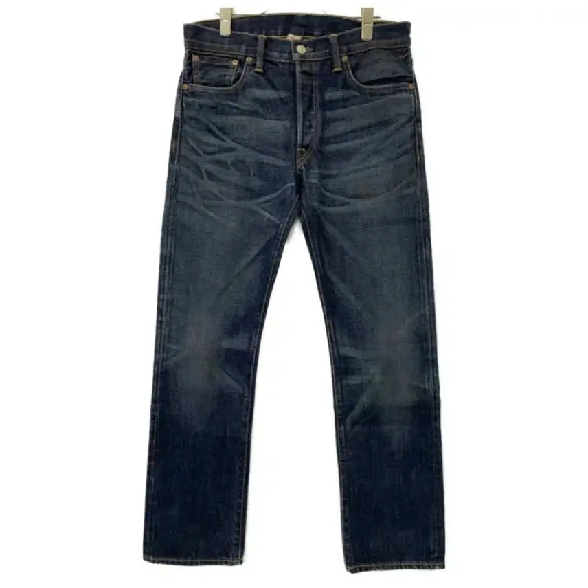 [BUNJANG] RRL Slim Straight Jeans (30x32) - Washed Denim / RRL 30X32 워싱진 MADE IN USA