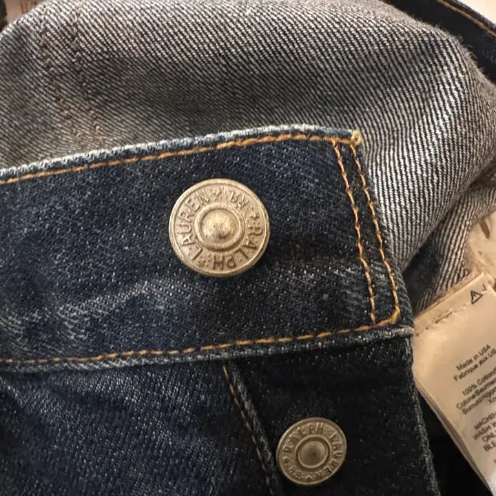 [BUNJANG] RRL Slim Straight Jeans (30x32) - Washed Denim / RRL 30X32 워싱진 MADE IN USA