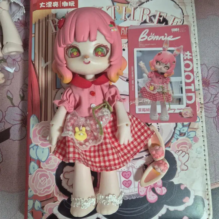 [BUNJANG] Boni Blind Box Season 2 Strawberry Rabbit 1/12 BJD Doll / 정품 보니 블라인드 박스 시즌2 (딸기토끼) 1/12 BJD