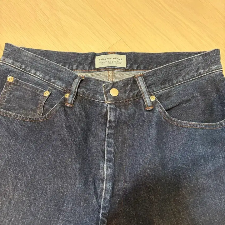 [BUNJANG] Ends and Means 5P Denim Washed Indigo / ends and means 5p 데님 washed indigo