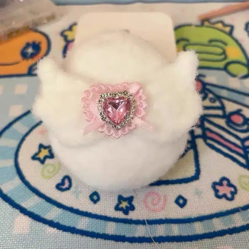 [BUNJANG] Tamagotchi Peace Meets Mix Knit Case / 다마고치 피스 미츠 믹스 뜨개케이스 미사용