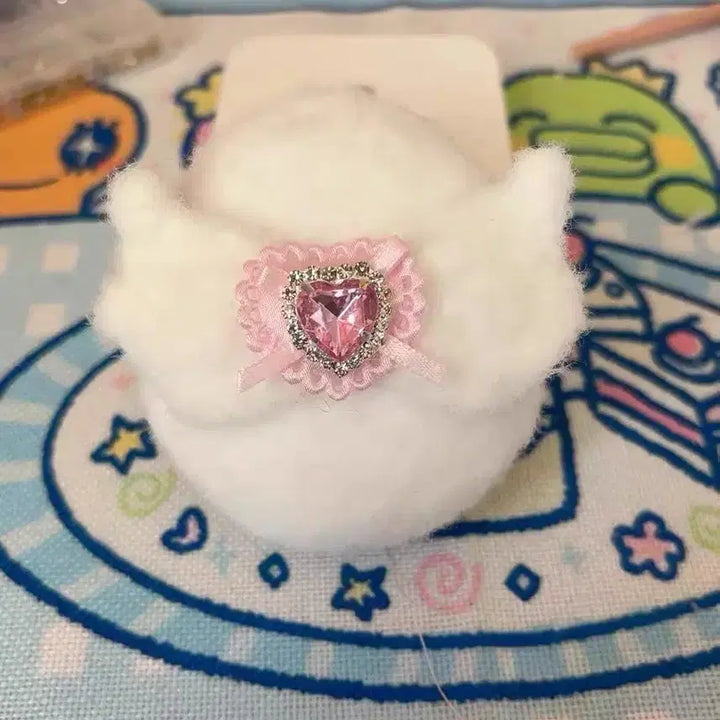 [BUNJANG] Tamagotchi Peace Meets Mix Knit Case / 다마고치 피스 미츠 믹스 뜨개케이스 미사용