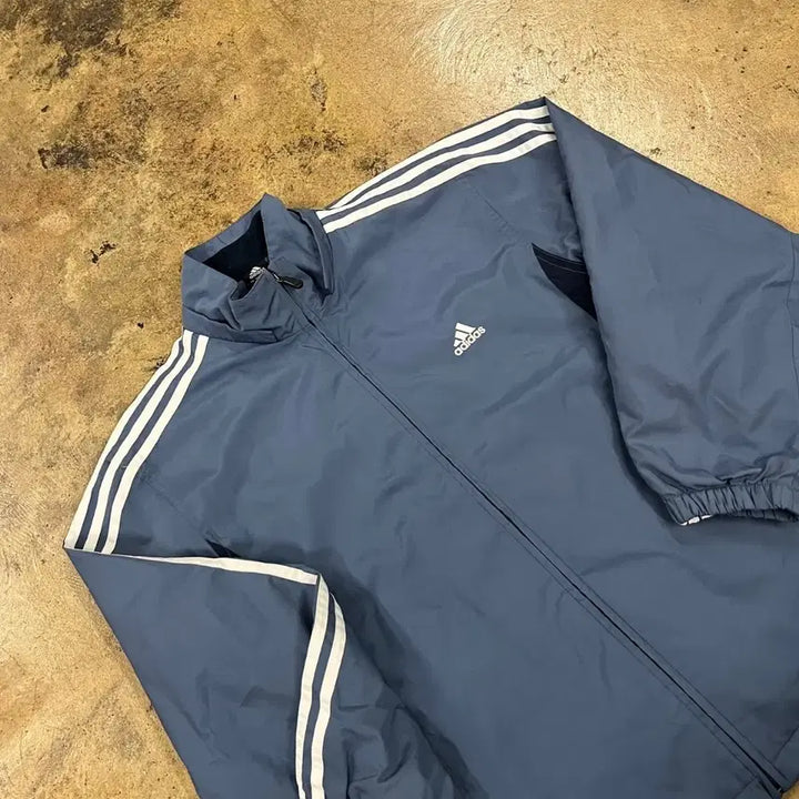 [BUNJANG] Adidas 3-Stripes Track Jacket Blue Jersey / [정품] 아디다스 삼선 트랙 자켓 블루 져지