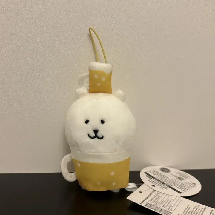 [BUNJANG] Nongdamgom Nagano Market Beer Plush Keychain / 농담곰 나가노마켓 맥주 인형 키링
