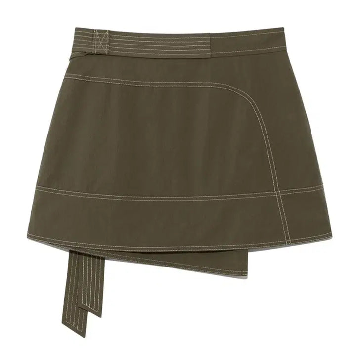 [BUNJANG] MATIN KIM Stitch Point Belted Mini Skirt / [MATIN KIM]마땡킴 STITCH POINT BELTED SKIRT