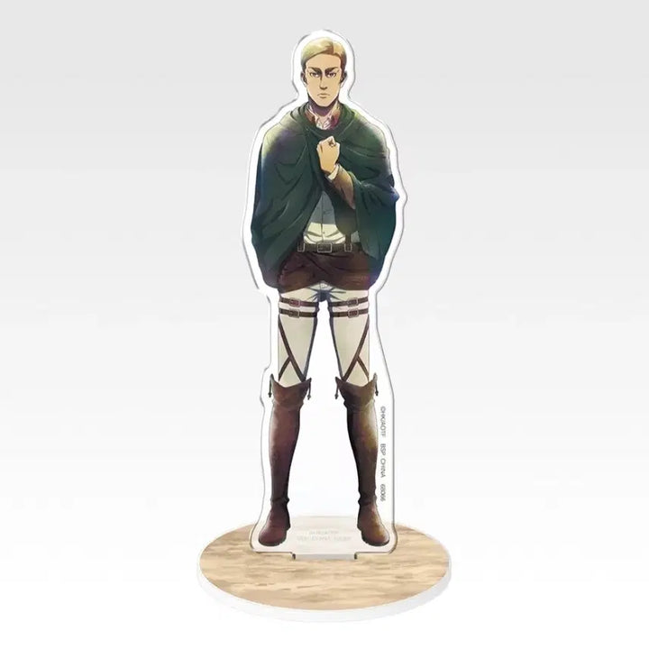 [BUNJANG] Attack on Titan Kuji Levi, Hange, Erwin Acrylic Stand Bundle Set / 진격의거인 각자의결의 리바이, 한지, 엘빈 아크릴 스탠드 일괄