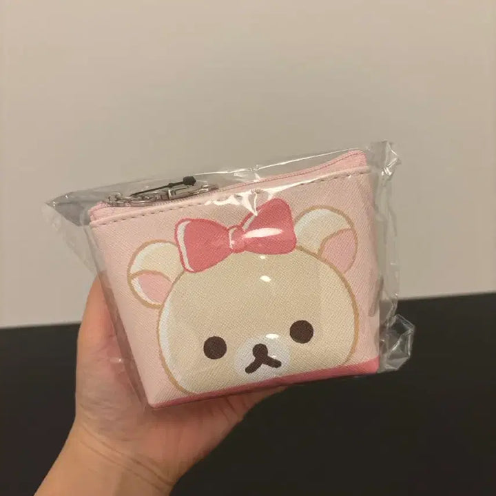 [BUNJANG] Rilakkuma Korilakkuma Face Coin Pouch Bag Charm / 코리락쿠마 파우치 동전지갑