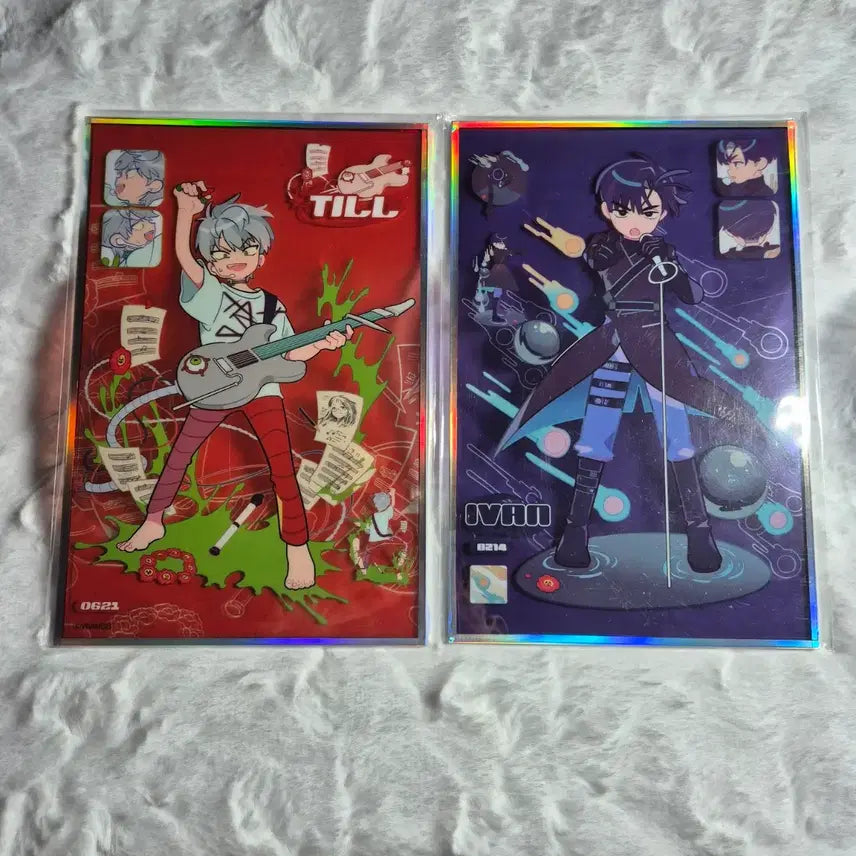 [BUNJANG] Alien Stage A-Stage New Year Acrylic Board Mijoo Sua Til Ivan Bundle Set / 에일리언 스테이지 에이스테 신년 아크릴 보드 미지 수아 틸 이반 일괄
