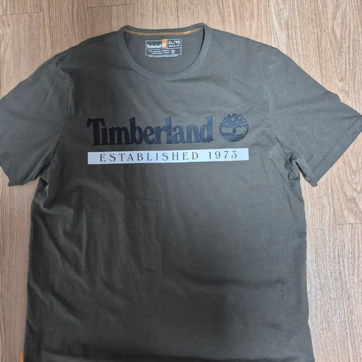 [BUNJANG] Timberland Logo Print Short Sleeve T-Shirt XL (105) / 팀버랜드 반팔 티셔츠 105 무료배송