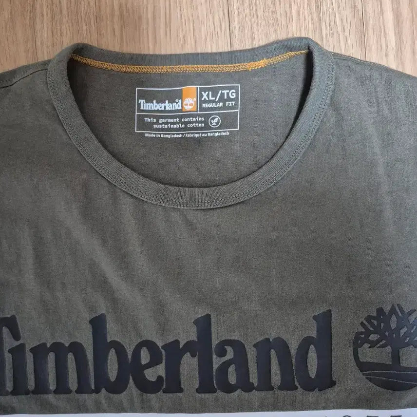 [BUNJANG] Timberland Logo Print Short Sleeve T-Shirt XL (105) / 팀버랜드 반팔 티셔츠 105 무료배송