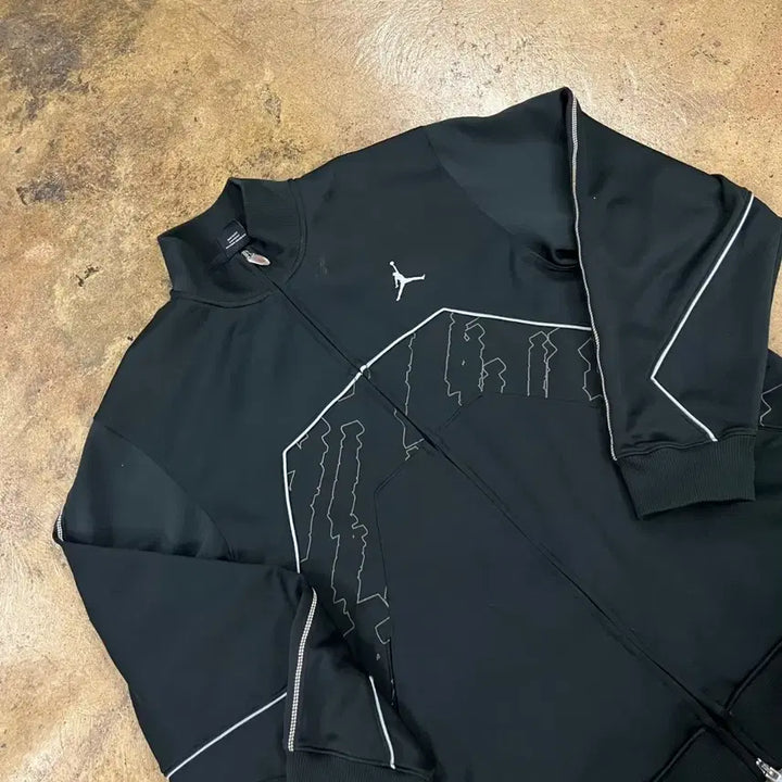 [BUNJANG] Air Jordan Black Track Jacket / [정품/L] 조던 블랙 트랙 자켓