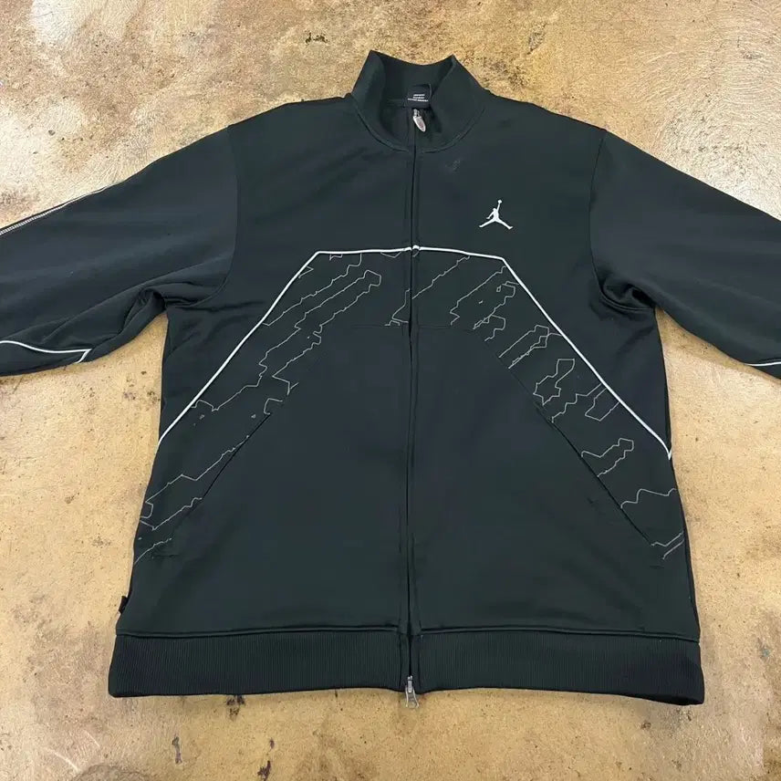 [BUNJANG] Air Jordan Black Track Jacket / [정품/L] 조던 블랙 트랙 자켓