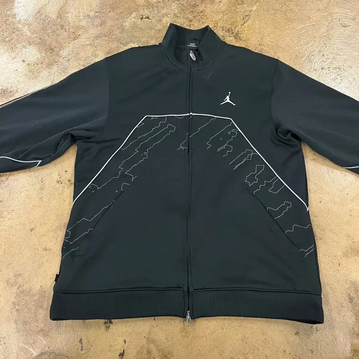 [BUNJANG] Air Jordan Black Track Jacket / [정품/L] 조던 블랙 트랙 자켓
