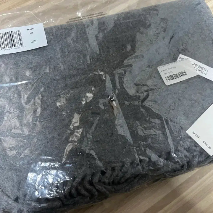 [BUNJANG] Polo Ralph Lauren Grey Scarf - Unsealed / 폴로 머플러 그레이 미개봉 새상품