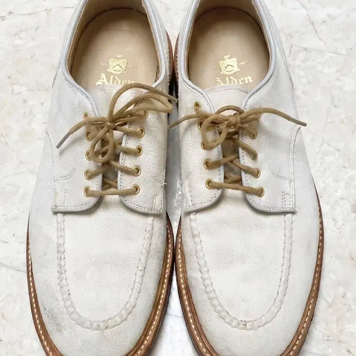 [BUNJANG] Alden 1616 San Francisco Market Exclusive White Buck 8.5D / alden 알든 1616 샌마별주 화이트벅스/8.5D
