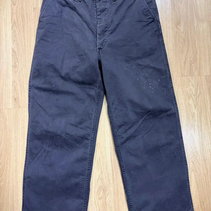 [BUNJANG] Bowwow Dusty Navy Work Trousers / [L] Bowwow 바우와우 워크 트라우저 더스티 네이비 치노