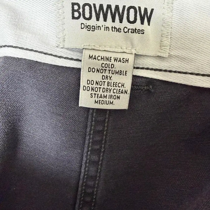 [BUNJANG] Bowwow Dusty Navy Work Trousers / [L] Bowwow 바우와우 워크 트라우저 더스티 네이비 치노