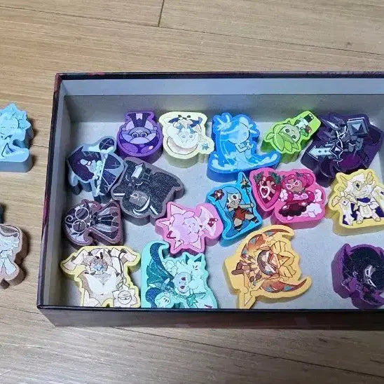 [BUNJANG] Cookie Run Kingdom Wooden Horse Character Figure Set / 쿠키런 킹덤 캐릭터 나무말 피규어 세트