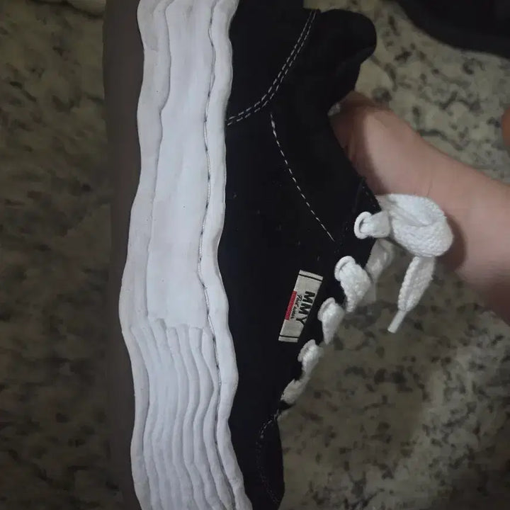 [BUNJANG] Maison Mihara Yasuhiro Oliver OG Sole Canvas Low Top Sneakers Black Size 38 / 야스히로 올리버 38