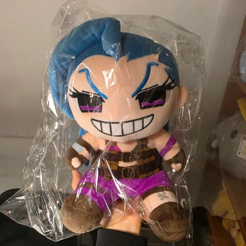 [BUNJANG] League of Legends Jinx Plush Toy / 리그오브레전드 징크스 봉제인형