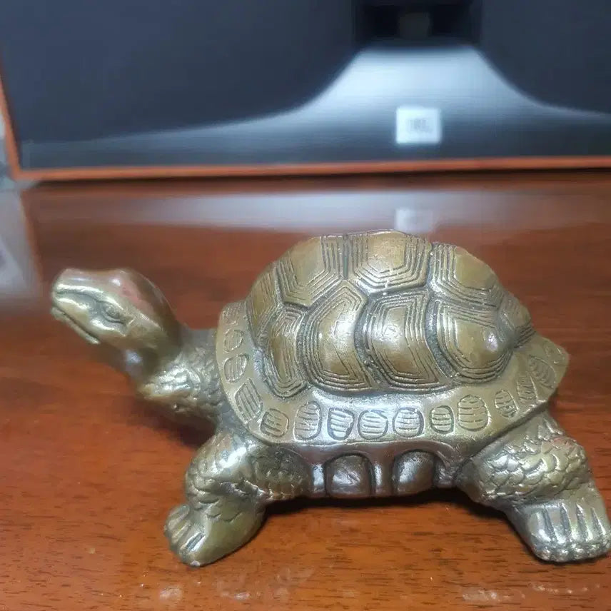 [BUNJANG] Heavy Solid Bronze Turtle Figurine / 거북이( 묵직한 통 동 )