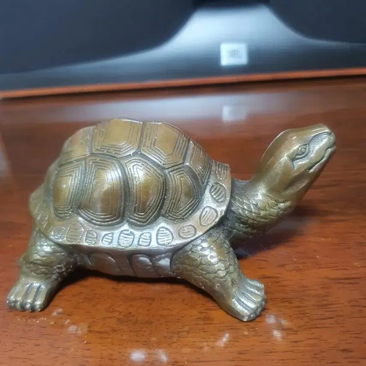 [BUNJANG] Heavy Solid Bronze Turtle Figurine / 거북이( 묵직한 통 동 )