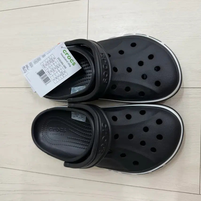 [BUNJANG] Crocs BayaBand Black Shoes (230) / 크록스 바야밴드 블랙 230 새상품