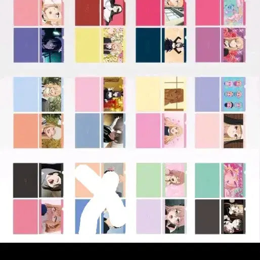 [BUNJANG] My Dress-Up Darling Ichiban Kuji Clear File Bundle Set - Marin Kitagawa / 11종 일괄 그 비스크돌 사랑을 한다 제일복권 클리어파일 키타가와 마린
