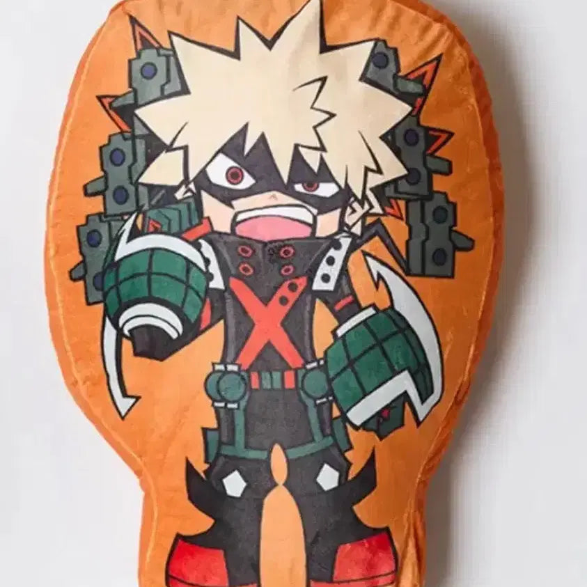 [BUNJANG] My Hero Academia Bakugo Katsuki Cushion Plush / 나의 히어로 아카데미 나히아 히로아카 스파오 바쿠고 카츠키 쿠션 인형 누