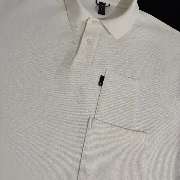 [SOLD OUT] [Moif] 모이프 와이드 폴로 셔츠 오프 화이트 색상