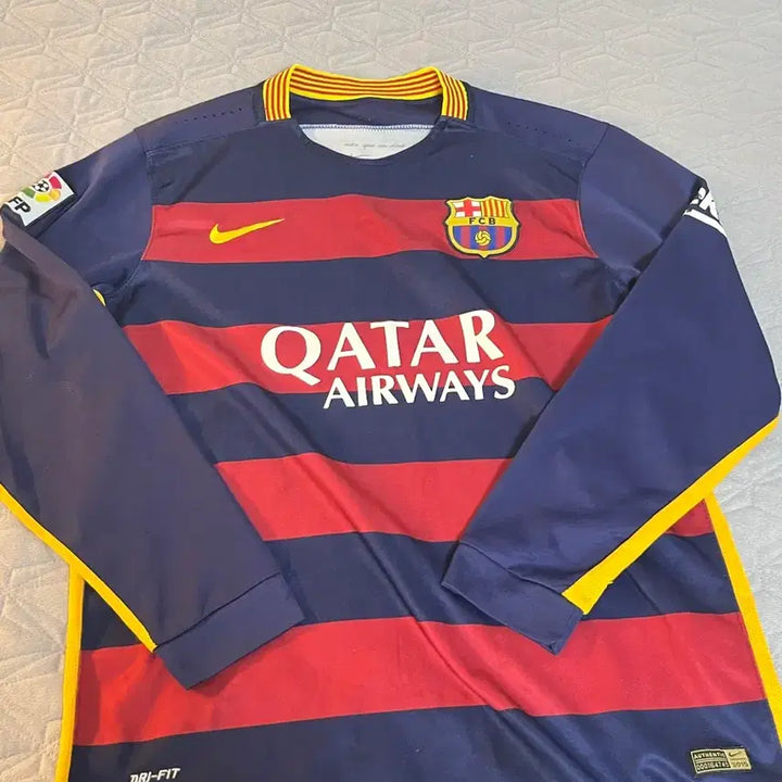 [BUNJANG] FC Barcelona 15/16 Long Sleeve Jersey / 메시 바르셀로나 1516 긴팔유니폼