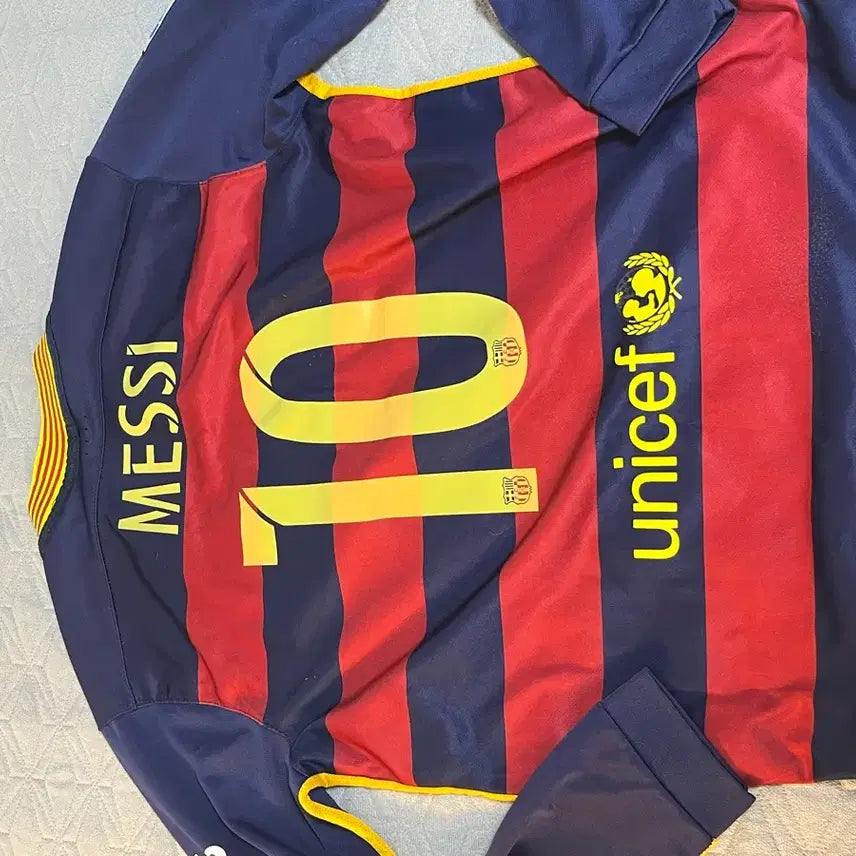 [BUNJANG] FC Barcelona 15/16 Long Sleeve Jersey / 메시 바르셀로나 1516 긴팔유니폼