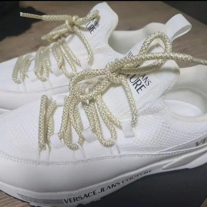 [BUNJANG] Versace Gold Sneakers (Authentic/Full Box) / 베르사체 골드 스니커즈(정품/풀박)