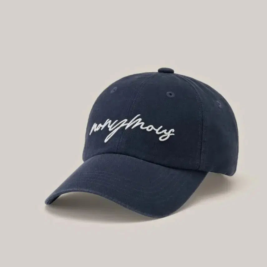[BUNJANG] NONNYMOUSAA Navy Cotton Cap / NONYMOUSAA 나니머스에이에이 볼캡