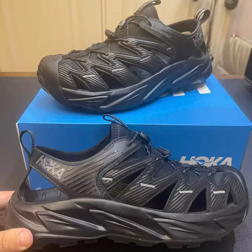 [BUNJANG] Hoka Hopara Black Castle Rock Sandals (265mm) / 호카 호파라 블랙 캐슬 락 265MM