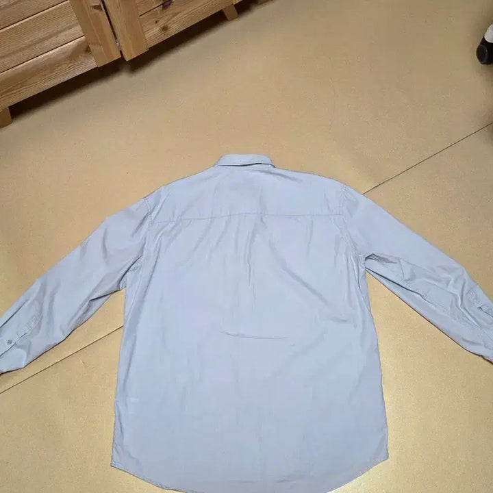 [BUNJANG] InSilence Long Sleeve Shirt Light Gray Italian Fabric / 인사일런스 긴팔 셔츠 라이트 그레이 이탈리아 원단
