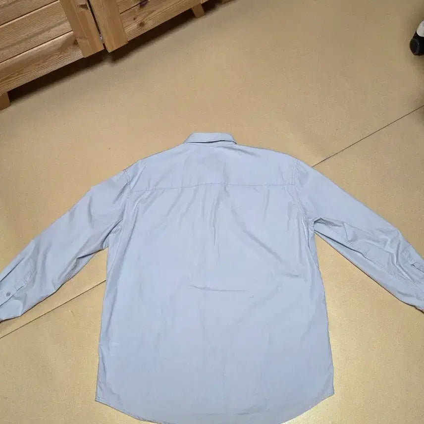 [BUNJANG] InSilence Long Sleeve Shirt Light Gray Italian Fabric / 인사일런스 긴팔 셔츠 라이트 그레이 이탈리아 원단