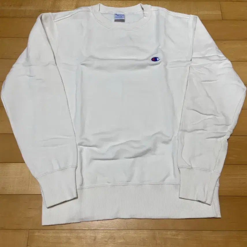 [BUNJANG] Champion Japan Sweatshirt Off-White Size M / 챔피온 재팬 스웻셔츠 M