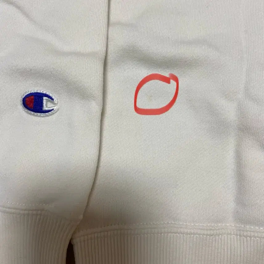 [BUNJANG] Champion Japan Sweatshirt Off-White Size M / 챔피온 재팬 스웻셔츠 M