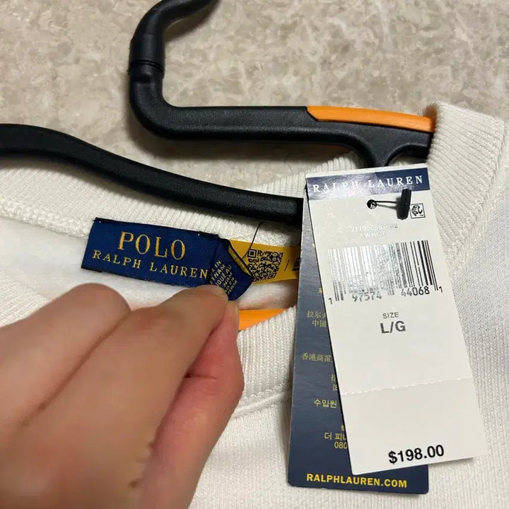 [BUNJANG] Polo Ralph Lauren Polo Bear Sweatshirt - Ivory / 폴로 랄프로렌 폴로베어 맨투맨 아이보리