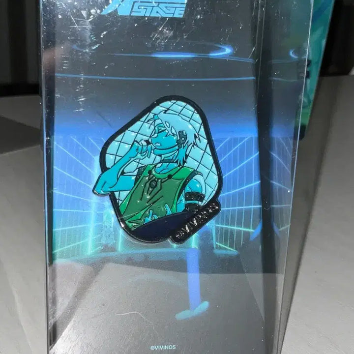 [BUNJANG] A-Stage Teill Vanisteon Collaboration Metal Badge Photocard / 에이스테 틸 바니스테온판 금속 뱃지 포토카드 싸인 메탈 콜라보카페