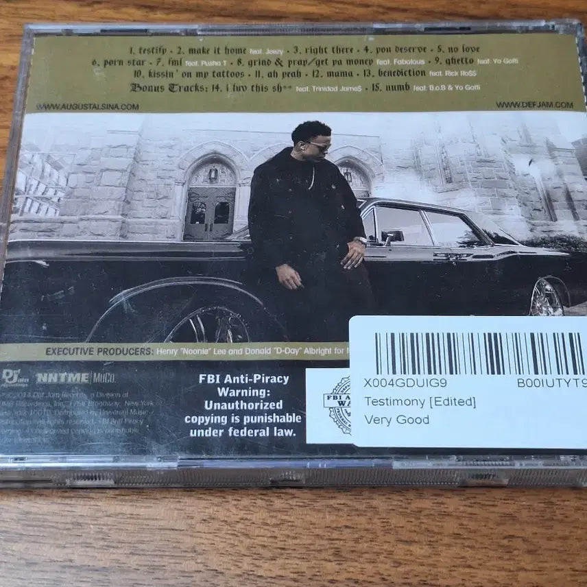 [BUNJANG] August Alsina Testimony Album / 어거스트 알시나 testimony
