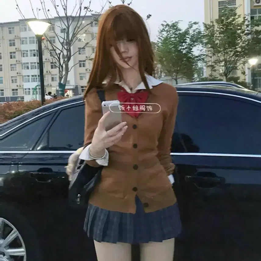 [BUNJANG] Japanese School Uniform Set Graduation Photos Rental / jk 갸루 일본교복 졸업사진 옷 대여