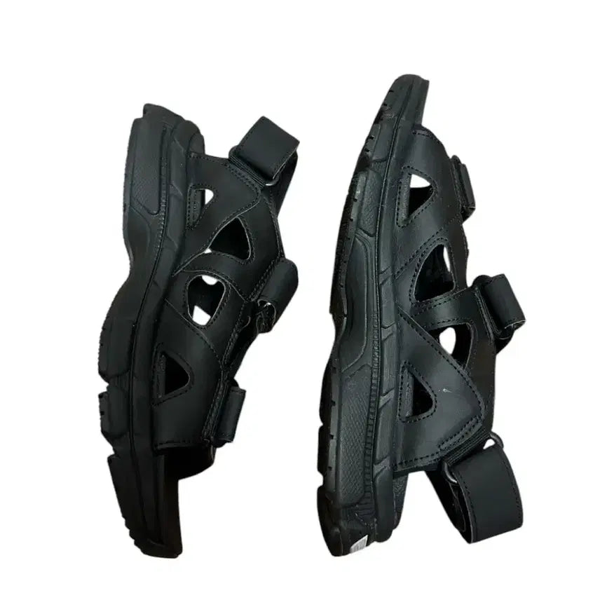 [BUNJANG] Asics Kahana SD Sandals Black/Silver / 아식스 카하나 SD 샌들 블랙/실버 230
